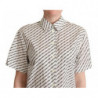 Camicia in camicetta con colletto punteggiato bianco - IT42-M