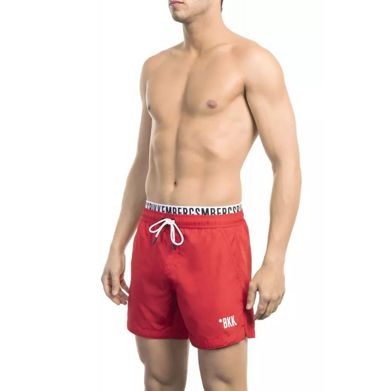 Costume da bagno in poliestere rosso - XXL