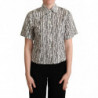 Camicia in camicetta con colletto floreale bianco - IT40-S