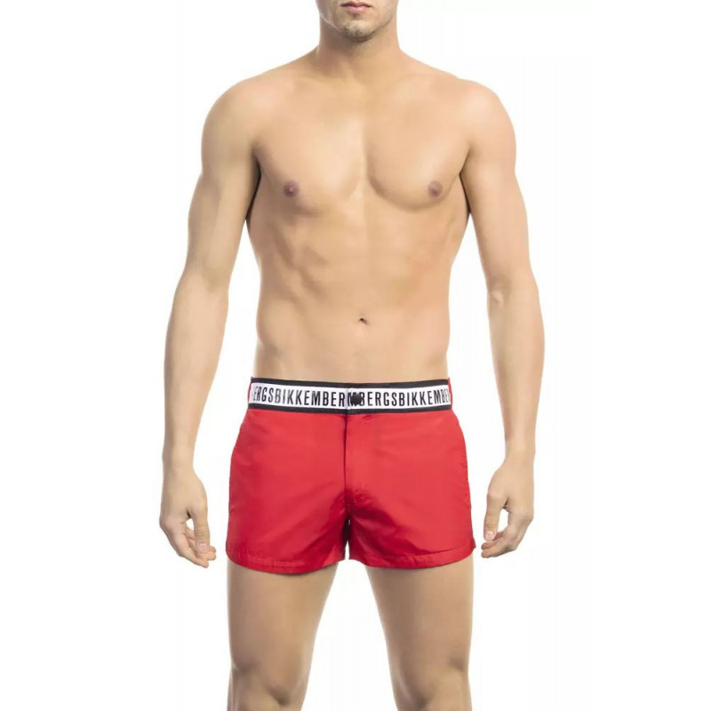 Costume da bagno rosso in poliammide - XL
