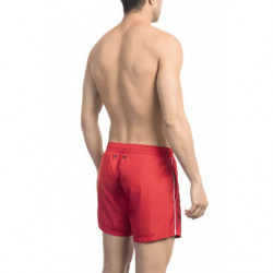 Costume da bagno in poliestere rosso - L