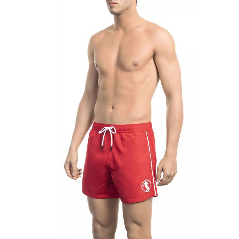 Costume da bagno in poliestere rosso - XXL