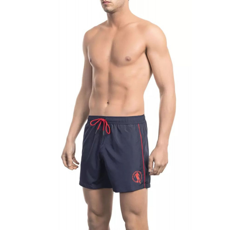 Costume da bagno in poliestere blu - XL