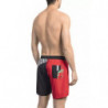 Costume da bagno in poliestere rosso - L