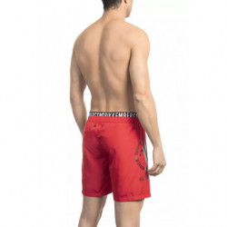 Costume da bagno in poliestere rosso - L