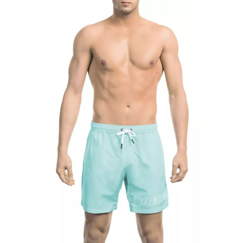 Costume da bagno in poliestere azzurro - M