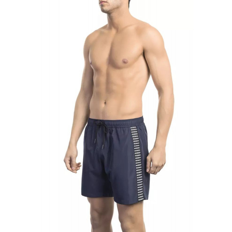 Costume da bagno in poliestere blu - XL