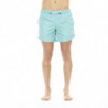 Costume da bagno in poliestere azzurro - L