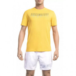 T-shirt in cotone giallo - XL