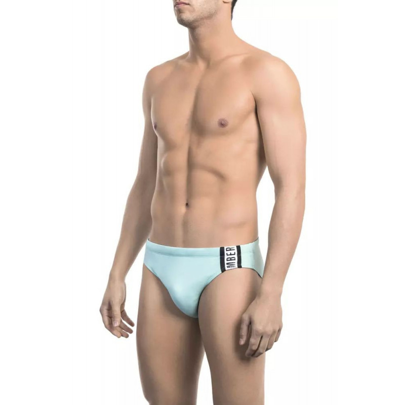 Costume da bagno in poliammide azzurro - XL