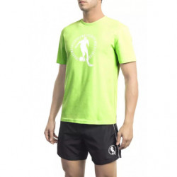 Maglietta in cotone verde - L