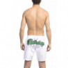 Costume da bagno in poliestere bianco - L