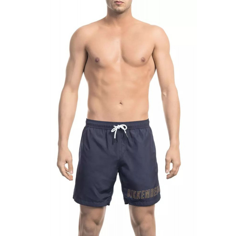 Costume da bagno in poliestere blu - M