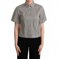 Camicia in cotone a righe...