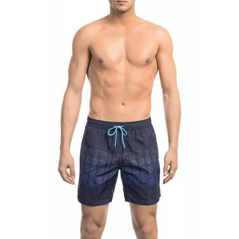 Costume da bagno in poliestere blu - XL