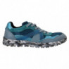 Sneakers basse sportive in pelle blu grigio - EU40/US7
