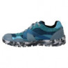 Sneakers basse sportive in pelle blu grigio - EU40/US7