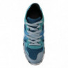 Sneakers basse sportive in pelle blu grigio - EU41/US8