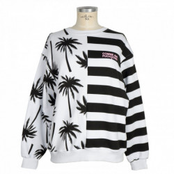 Maglione in cotone nero - S
