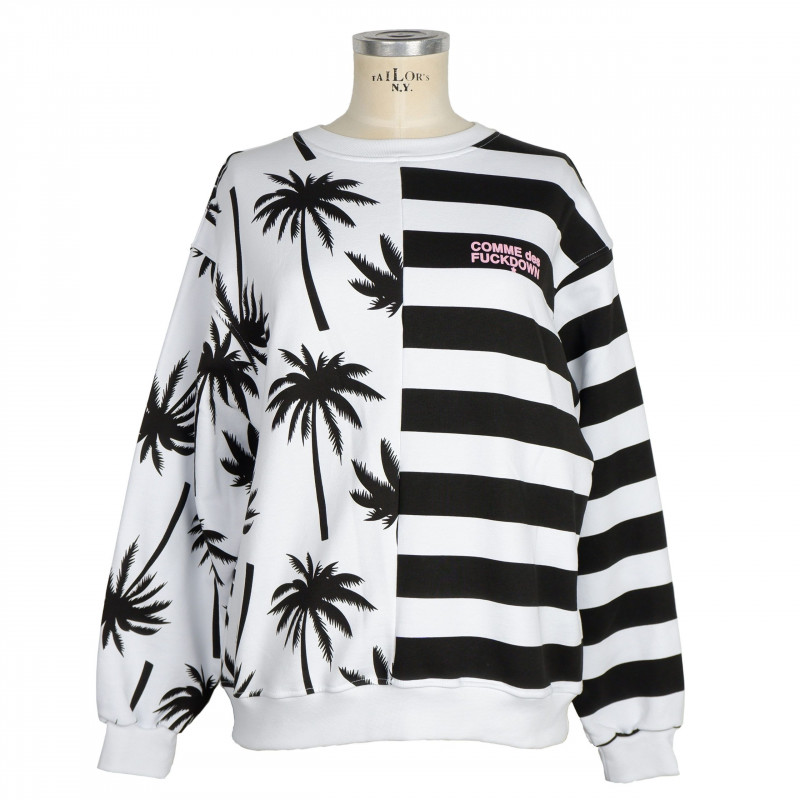 Maglione in cotone nero - S