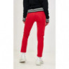 Jeans e pantaloni in poliestere rosso - S