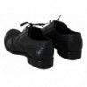 Scarpe eleganti Oxford con punta alare in pelle blu scuro - EU39/US6
