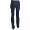 Jeans blu pantaloni denim vita bassa taglio stivale - IT46-XL