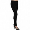 Pantaloni slim fit in gabardine stretch con logo tigre nera - W42
