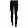 Pantaloni slim fit in gabardine stretch con logo tigre nera - W42