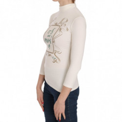Girocollo Non è una cornice! Camicetta stampata - IT38-XS