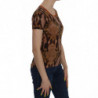 T-shirt a maniche corte con stampa pelle di serpente - IT44 - M