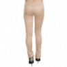 Pantaloni skinny formali a vita bassa color crema - IT38-XS