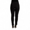 Pantaloni skinny in cotone elasticizzato denim nero - IT38-XS
