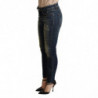 Jeans skinny in cotone elasticizzato blu scuro - IT40-S