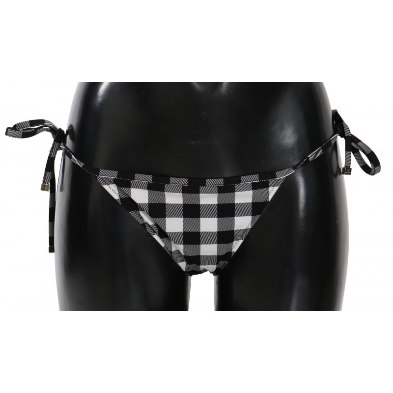 Costume da bagno beachwear bikini con fondo bianco nero - IT4 - L