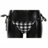 Costume da bagno beachwear bikini con fondo bianco nero - IT4 - L
