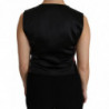 Top in camicetta con gilet floreale rosa nero - IT38-XS