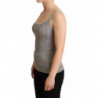 T-shirt Canotta Canotta in Cotone Modal di Colore Grigio - IT38-XS