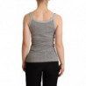 T-shirt Canotta Canotta in Cotone Modal di Colore Grigio - IT38-XS