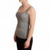 T-shirt Canotta Canotta in Cotone Modal di Colore Grigio - IT44-L