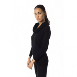 Maglia in poliammide nera - M