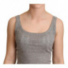 T-shirt Canotta Canotta in Cotone Modal di Colore Grigio - IT40-S