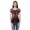 Top e T-shirt in viscosa multicolor - XS