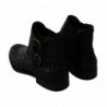 Scarpe derby in pelle di coccodrillo nere - EU39/US6