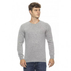 Maglione in lana argento - XL