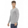 Maglione in lana argento - L