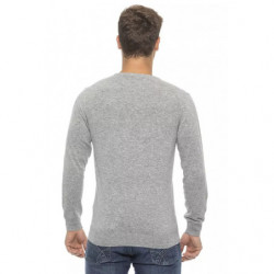 Maglione in lana argento - L