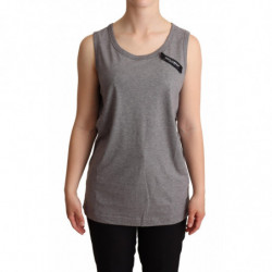 T-shirt grigia senza...