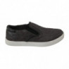 Mocassini da uomo Caiman piatti in pelle grigia - EU39/US6