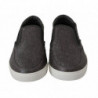 Mocassini da uomo Caiman piatti in pelle grigia - EU39/US6